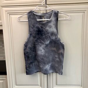 Gaiam women’s cropped ribbed tank top